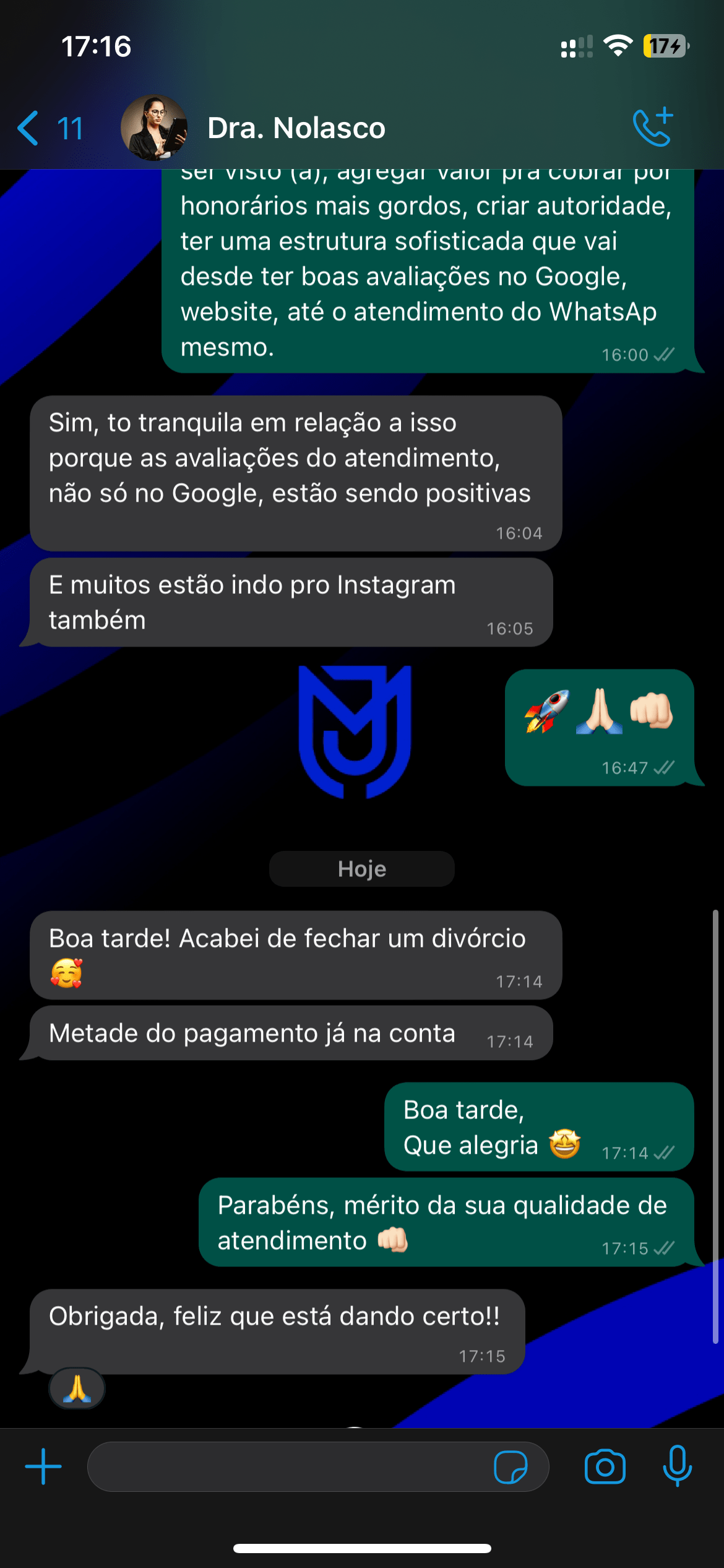 NOLASCO - FECHAMENTO - METADE PGMT NA CONTA